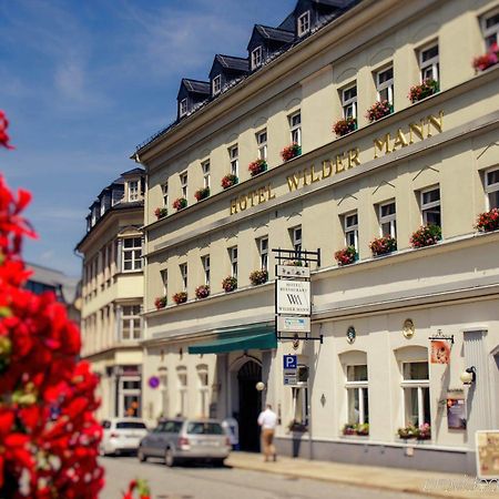 Hotel Wilder Mann Annaberg-Buchholz Exterior foto